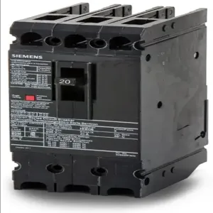 SIEMENS HHED63M020 Bolt On Circuit Breaker Hhed 20 Amp 600vac 3p 65kaic@480v | AG8PJT