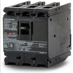 SIEMENS HHED63M040 Bolt On Circuit Breaker Hhed 40 Amp 600vac 3p 65kaic@480v | AG8PJU