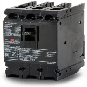 SIEMENS HHED63M050 Bolt On Circuit Breaker Hhed 50 Amp 600vac 3p 65kaic@480v | AG8PJV