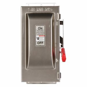 SIEMENS HNF261S Safety Switch, Non-Fusible, 30 A, Single Phase, 600 Vac, 304 Stainless Steel | CU2WNQ 20RC92