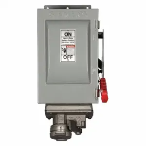 SIEMENS HNF361JCH Safety Switch, Non-Fusible, 30 A, Three Phase, 600V AC, Galvanized Steel, Indoor | CU2WPG 31ED43