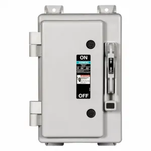 SIEMENS HNF361X Safety Switch, Non-Fusible, 30 A, Three Phase, 600V AC, Non-Metallic, Indoor/Outdoor | CU2WPJ 31ED40