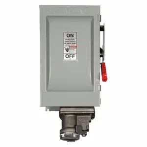 SIEMENS HNF362JCH Safety Switch, Non-Fusible, 60 A, Three Phase, 600V AC, Galvanized Steel, Indoor | CU2WQL 31ED45