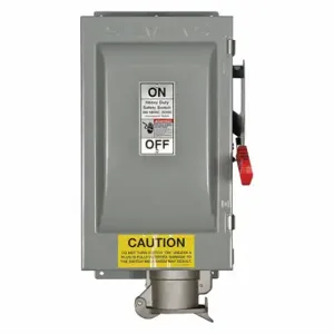 SIEMENS HNF362JPN Safety Switch, Non-Fusible, 60 A, Three Phase, 600 Vac, Galvanized Steel, Indoor | CU2WQD 20RD18