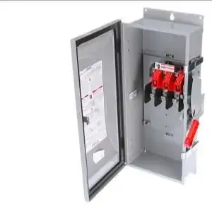 SIEMENS HNF363J Safety Switch, Non-Fusible, 100 A, Three Phase, 600 Vac, Galvanized Steel, Indoor | CU2WMQ 20RC44