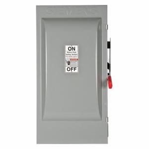 SIEMENS HNF364J Safety Switch, Non-Fusible, 200 A, Three Phase, 600 Vac, Galvanized Steel, Indoor | CU2WNL 20RC45