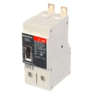 SIEMENS LGB2B070B Bolt On Circuit Breaker Lgb 70 Amp 480vac 2p | AG8RGE