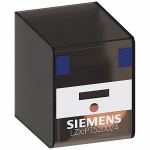 SIEMENS LZX:PT520024 Plug-In Relay, Socket Mounted, 6 A Current Rating, 24V DC | CP4MDP 56JY60
