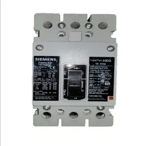 SIEMENS NEG3B015L Circuit Breaker Feed-thru 15 Amp 600vac 3p 35kaic@480v | AG8TCV