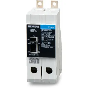 SIEMENS NGB2B015B Bolt On Circuit Breaker Ngb 15 Amp 600vac 2p 25kaic@480v | AG8TFJ