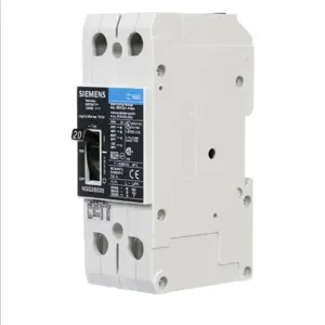 SIEMENS NGG2B020L Circuit Breaker Feed-thru 20 Amp 600vac 2p 25kaic@480v | AG8TGB