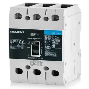 SIEMENS NGG3B125L Circuit Breaker Feed-thru 125 Amp 600vac 3p 25kaic@480v | AG8TGP