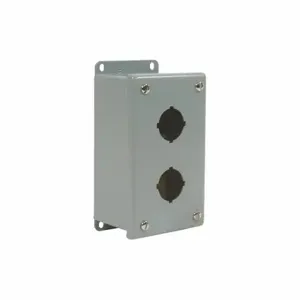 SIEMENS P30EMS02P Pushbutton Enclosure, Steel, 1 Columns, 2 Holes, 12/13 | CU2VZD 54JJ71