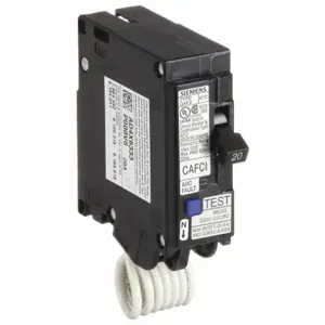 SIEMENS QA120AFC Circuit Breaker, Plug-In, 20 Ampere, 1 Phase, 10kAIC at 120V | CE6MGB