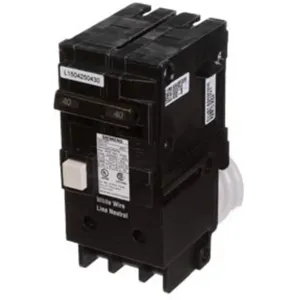 SIEMENS QF240 Plug In Circuit Breaker Q 40 Amp 240vac 2p 10kaic@240v | AG8UDN