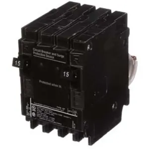 SIEMENS QSA1515SPD Plug In Circuit Breaker Q 15 Amp 240vac 2p 10kaic@240v | AG8UKK