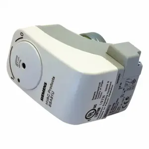 SIEMENS SSA81U Zone Valve Actuator, Proportional, 24, 122 Deg F Max. Water Temp, Normally Closed | CU2XLE 40PN59