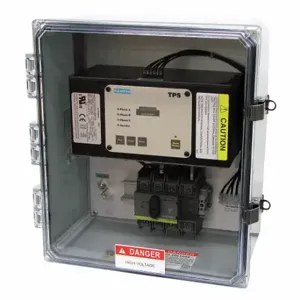 SIEMENS TPS3E1220VX02 Surge Protection Device, Three Phase, 277/480 Vac Wye, Audible Alarm/Led Light | CU2WZY 13W844