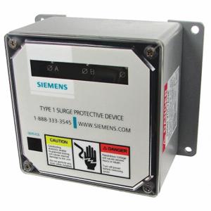 SIEMENS TPS3D1115D2 Surge Protection Device, Three Phase, 240VAC Delta, LED Light, 3 Poles | CU2XAQ 19T311
