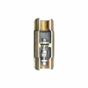SIMMONS 502SB Check Valve, Single Flow, Inline Spring, Bronze, 3/4 Inch Pipe/Tube Size, FNPT x FNPT | CU2YCK 482A27
