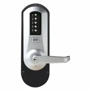 SIMPLEX 5010XKWL-26D-41 Exit Device Trim With Single Code, Night Latch Pull, 1, Satin Chrome, 48 Inch | CU2YJH 28XR54