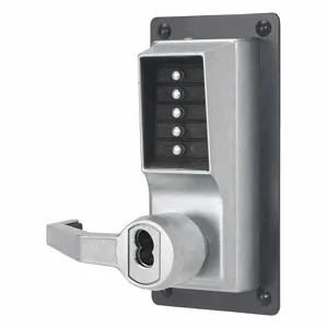 SIMPLEX LLP1020S-26D-41 Mechanical Push Button Exit Trim, Lever, Entry with Key Override, Replaceable Core Schlage | CU2YLF 28XY43