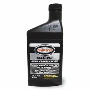 SIMPSON ELECTRIC 7106737 Pressure Washer Pump Oil, Pressure Washer Pump Oil | CU2YQZ 42EV11