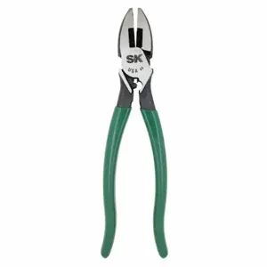 SK PROFESSIONAL TOOLS 18019 Linemans Plier, 9 3/4 Inch Overall Length, 3 7/8 Inch Jaw Length, 1 3/8 Inch Jaw Width | CU2ZDX 58PR70