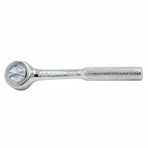 SK PROFESSIONAL TOOLS 800700 Hand Ratchet, Round, Reversing, 4 1/2 Inch Overall Length, Chrome | CJ2KBJ 484N63