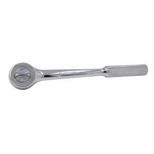 SK PROFESSIONAL TOOLS 800740 Hand Ratchet, Round, Reversing, 10 1/4 Inch Overall Length, Chrome | CJ2KBC 484N65