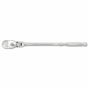 SK PROFESSIONAL TOOLS 80290 Hand Ratchet, Pear, Reversing, 11 Inch Overall Length, Chrome, Standard | CJ2KBL 56FP94