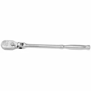 SK PROFESSIONAL TOOLS 80300 Hand Ratchet, Pear, Reversing, 15 Inch Overall Length, Chrome, Standard | CJ2KBE 56FP95