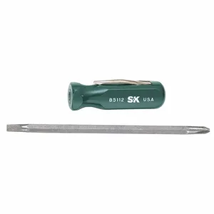 SK PROFESSIONAL TOOLS 85112 Pocket Screwdriver 2-in-1 General Purpose | AG4UPZ 34NL84