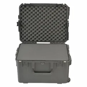 SKB 3I-2217-12BC Protective Case, 17 Inch x 22 Inch x 12 3/4 Inch Inside, Pick And Pluck, Black, 2 Wheels | CU2YWT 418R29