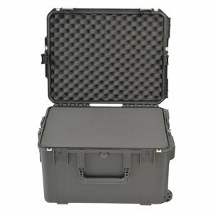 SKB 3I-2222-12BC Protective Case, 22 1/2 Inch x 22 1/2 Inch x 12 1/2 Inch Inside, Pick And Pluck, Black | CU2YYM 418R32