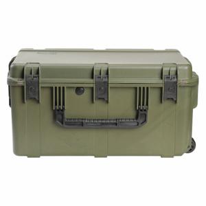 SKB 3I-3021-18ME Protective Case, 21 Inch x 30 Inch x 18 Inch Inside, Green, 2 Wheels | CU2YXD 418T21