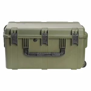 SKB 3I-3021-18ME Protective Case, 21 Inch x 30 Inch x 18 Inch Inside, Green, 2 Wheels | CU2YXD 418T21