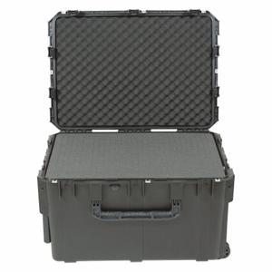 SKB 3I-3021-18BC Protective Case, 21 Inch x 30 Inch x 18 Inch Inside, Pick And Pluck, Black, 2 Wheels | CU2YXE 418R40