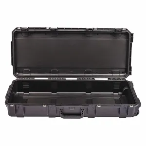 SKB 3I-3614-6B-E Protective Case, 14 1/2 Inch x 36 1/2 Inch x 6 Inch Size, Black, 2 Wheels | CU2YZA 418R44