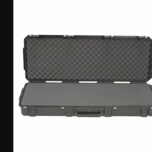 SKB 3I-4213-12BL Protective Case, 13 1/2 Inch x 42 1/2 Inch x 12 1/8 Inch Size, Flat, Black, 2 Wheels | CU2YWA 418T34