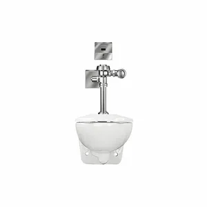 SLOAN 24501301 Flush Valve Toilet, 1.28 Gallons per Flush, Elongated Bowl, Top Spud | BR3TKN 32U952