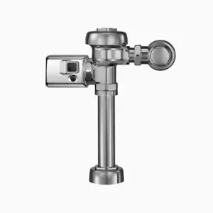 SLOAN 3780004 Single-Flush Sensor Exposed Flushometer, Battery, Polished Chrome | BP8JYC