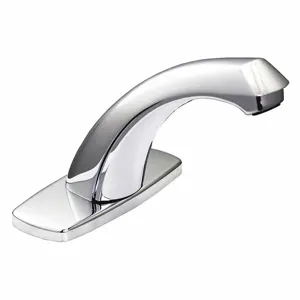 SLOAN EBF-187-4-BAT-TEE-CP-0.5GPM-MLM-IR-FCT Low Arc Bathroom Faucet, Chrome Finish, 0.5 gpm Flow Rate | CJ2TNN 491G77