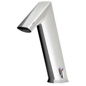 SLOAN EFX150.500.0000 Angled Straight Bathroom Faucet, Chrome Finish, 0.5 GPM Flow Rate, Motion Sensor | CH9PJA 23MF17