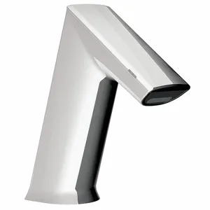 SLOAN EFX250.500.0000 Angled Straight Bathroom Faucet, Chrome Finish, 0.5 GPM Flow Rate, Motion Sensor | CH9PHU 23MF25