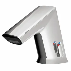 SLOAN EFX300.500.0000 Angled Straight Bathroom Faucet, Chrome Finish, 0.5 GPM Flow Rate, Motion Sensor | CH9PHQ 23MF34