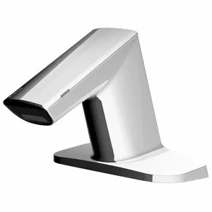 SLOAN EFX650.002.0000 Angled Straight Bathroom Faucet, Chrome Finish, 1.5 GPM Flow Rate, Motion Sensor | CH9PHH 23MF43