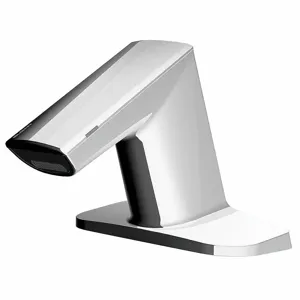 SLOAN EFX650.010.0000 Angled Straight Bathroom Faucet, Chrome Finish, 0.5 GPM Flow Rate, Motion Sensor | CH9PHP 23MF44