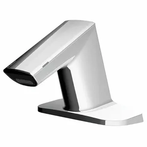 SLOAN EFX680.010.0000 Angled Straight Bathroom Faucet, Chrome Finish, 0.5 GPM Flow Rate, Motion Sensor | CH9PHM 23MF47