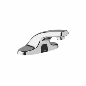 SLOAN ETF-600-PLG-TEE-CP-0.5GPM-MLM-IR-FCT Low Arc Bathroom Faucet, Chrome Finish, 0.5 gpm Flow Rate | CJ2TNT 491G81